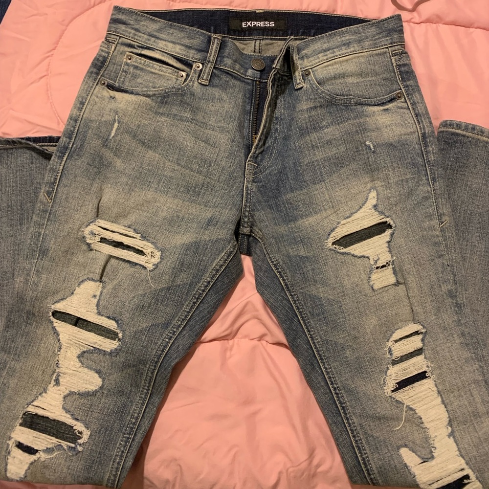 Express trendy flared jeans - mens